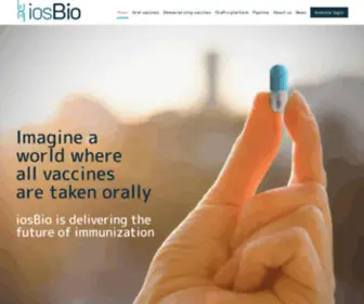 Iosbio.com(Delivering the future of immunization) Screenshot