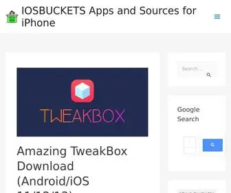 Iosbuckets.com(IOSBUCKETS Apps and Sources for iPhone) Screenshot
