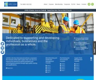 Ioscm.com(The Institute of Supply Chain Management) Screenshot