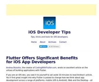 Iosdevelopertips.com(Tips and tricks for iOS developers) Screenshot