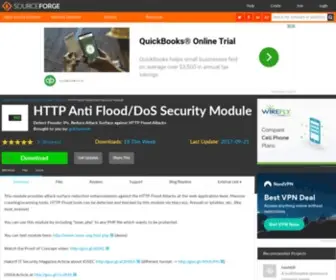 Iosec.org(HTTP Anti Flood/DoS Security Module download) Screenshot