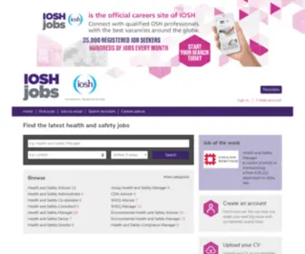 IoshJobs.com(IOSH Jobs) Screenshot