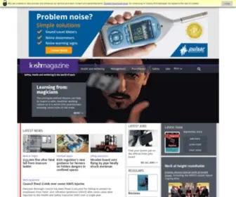 Ioshmagazine.com(SAFETY, HEALTH AND WELLBEING IN THE WORLD OF WORK) Screenshot