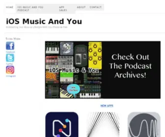 Iosmusicandyou.com(Turning Your iPhone And iPad Into A Music Studio) Screenshot