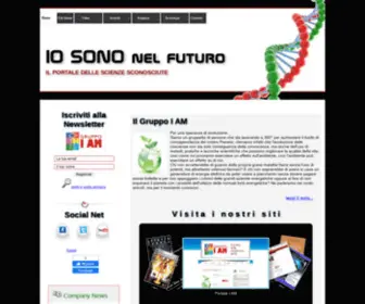 Iosononelfuturo.it(IO SONO nel futuro) Screenshot