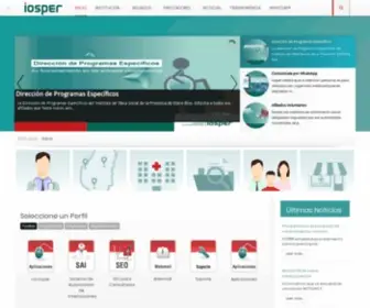 Iosper.gov.ar(I.O.S.P.E.R) Screenshot