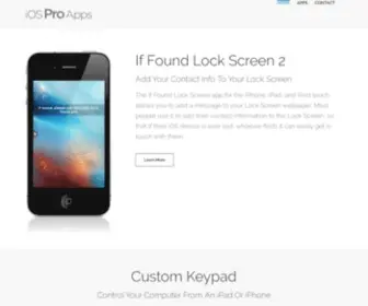 Iosproapps.com(IOS Pro Apps develops apps for the iPhone & iPad. Our apps include) Screenshot