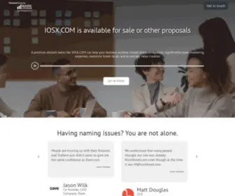 Iosx.com(Domain Holdings Brokerage) Screenshot