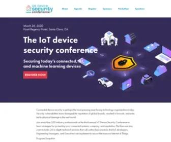 Iot-DevCon.com(IoT Device Security Conference) Screenshot