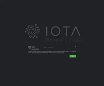 Iota-Beginners-Guide.com(Site is undergoing maintenance) Screenshot