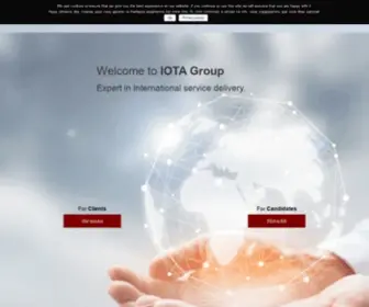 Iota-Group.com(Expert en prestation de services à l’international) Screenshot