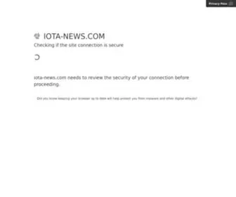 Iota-News.com(IOTA News) Screenshot