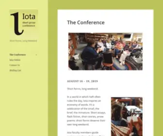 Iotaconference.com(Short Forms) Screenshot