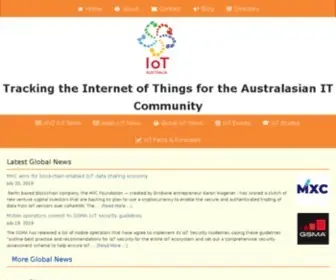 Iotaustralia.org.au(Tracking The Internet of Things) Screenshot
