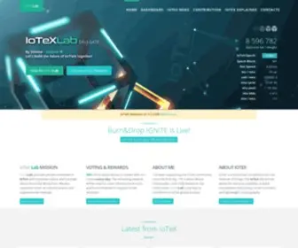 Iotexlab.io(A Delegate candidate in the IoTeX Blockchain. IoTeXLAB) Screenshot