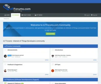 Iotforums.com(IoT Forums) Screenshot