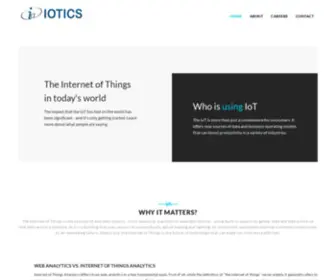 Ioticscorp.com(IoTics Corporation) Screenshot