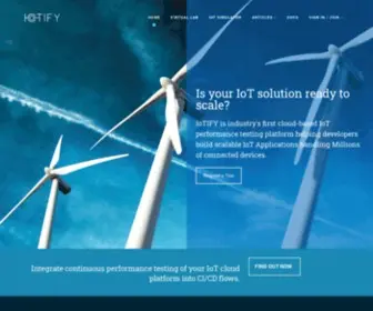 Iotify.io(Develop full stack IoT Application with virtual device simulation) Screenshot