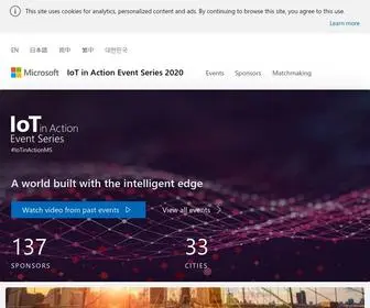 Iotinactionevents.com(IoT in Action) Screenshot