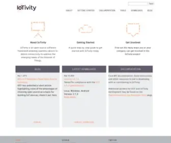 Iotivity.org(IoTivity is an open source software framework enabling seamless device) Screenshot