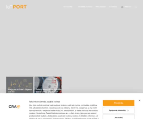 Iotport.cz(Propojujeme firmy a lidi se zájmem v internetu věcí) Screenshot