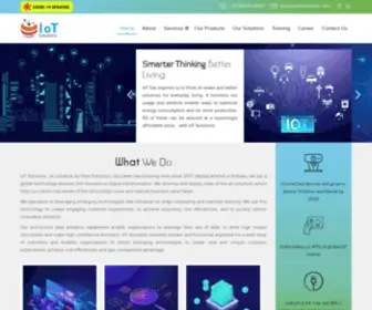Iotsolutionz.com(Internet of Things Company) Screenshot