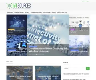 Iotsources.com(IoT Sources) Screenshot