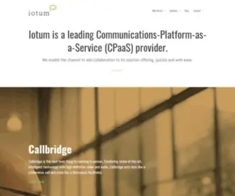 Iotum.com(Iotum Inc) Screenshot