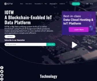 Iotw.io(A Blockchain) Screenshot