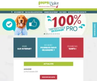 Ioupsi-Joke.com(Organisation de salons de vente de chiots et chatons) Screenshot