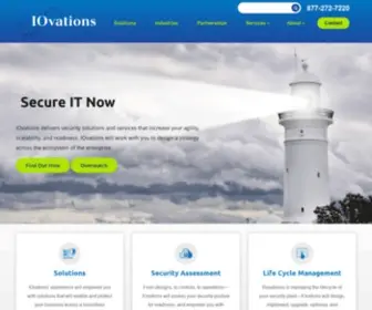 Iovations.com(Zero Trust Model Cybersecurity Solutions) Screenshot