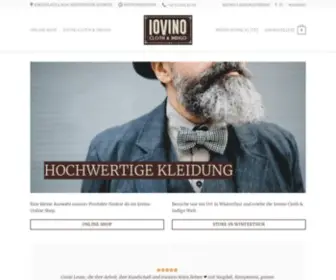 Iovino-CI.ch(Iovino Cloth & Indigo AG) Screenshot