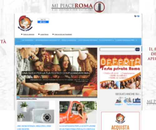 Iovivoaroma.org(Io Vivo a Roma) Screenshot