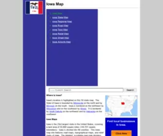 Iowa-MAP.org(Iowa Map) Screenshot