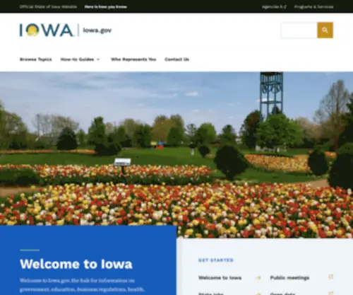 Iowa.gov(Iowa) Screenshot