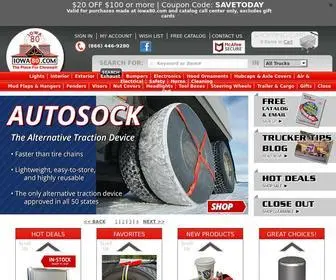 Iowa80.com(Semi Truck Chrome Parts and Accessories) Screenshot