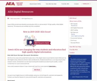 Iowaaeaonline.org(AEA Digital Resources) Screenshot