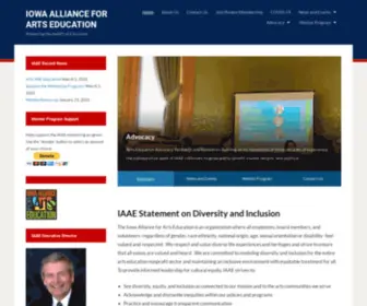 Iowaalliance4Artsed.org(Iowa Alliance for Arts Education Home) Screenshot
