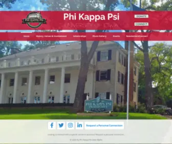 Iowaalpha.com(Phi Kappa Psi) Screenshot