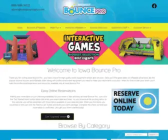 Iowabouncepro.com(Iowa Bounce Pro) Screenshot