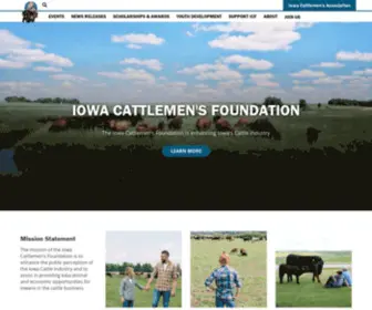 Iowacattlemensfoundation.org(Iowa Cattlemen's Foundation) Screenshot