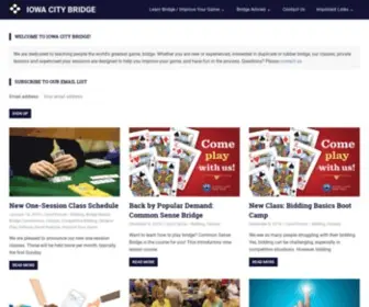 Iowacitybridge.com(Iowa City Bridge) Screenshot