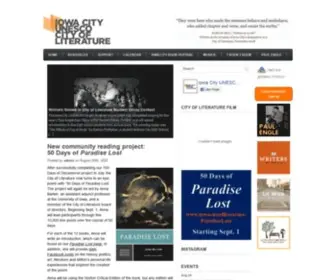 Iowacityofliterature.org(City of Literature USA) Screenshot