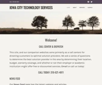 Iowacitytechnologyservices.com(Iowa City Technology Services) Screenshot