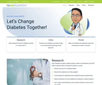 Iowadiabetes.com(Iowa Diabetes) Screenshot