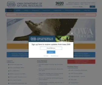 Iowadnr.gov(The iowa department of natural resources (dnr)) Screenshot