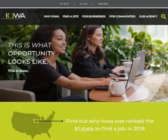 IowaeconomiCDevelopment.com(Iowa Economic Development Authority) Screenshot