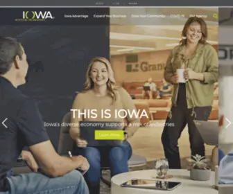 Iowaeda.com(Iowa Economic Development Authority) Screenshot