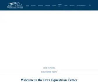 Iowaequestrian.com(The Midwest's Premier Equestrian Show Facility) Screenshot