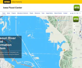 Iowafloodcenter.org(Iowa Flood Center) Screenshot